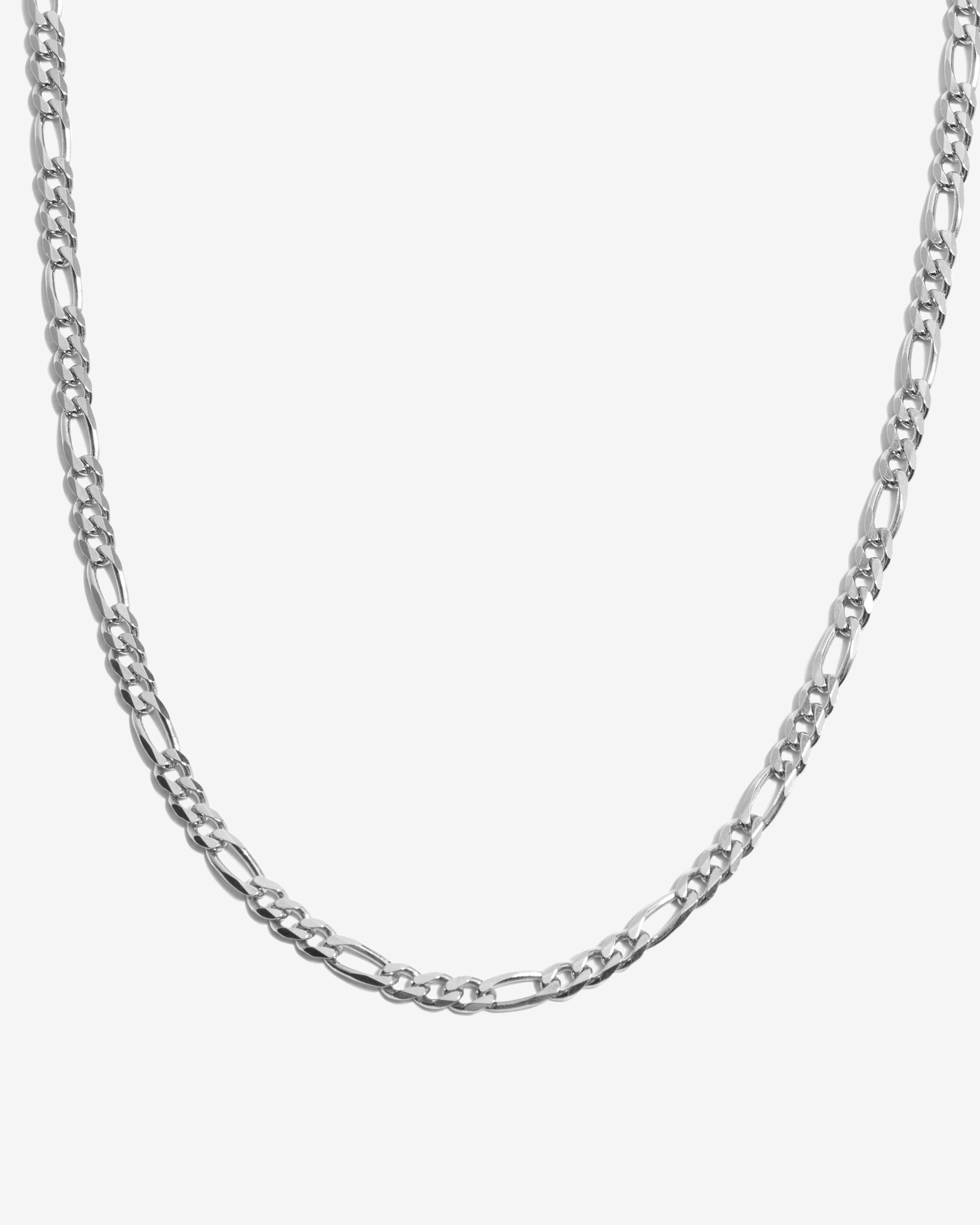 SILVER FIGARO CHAIN